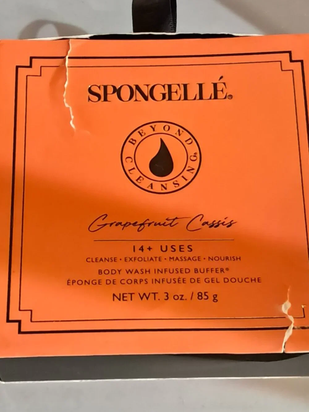 Spongelle Grapefruit Cassis Body Wash Sponge 3 Oz
